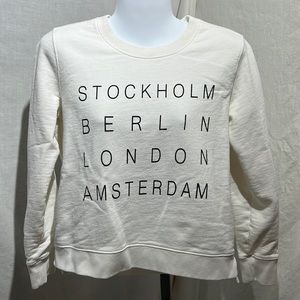 Madewell Crew Neck Sweatshirt W Size Small